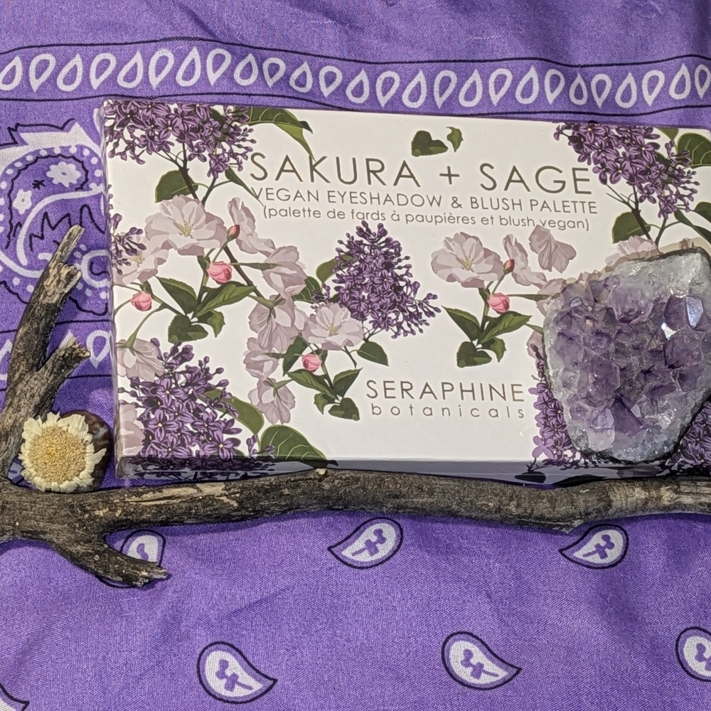 Seraphine Botanicals Sakura + Sage Makeup Palette NEW! STILL IN PLASTIC!
